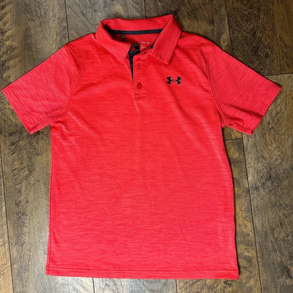 UNDER ARMOUR Youth Polo, Size XL